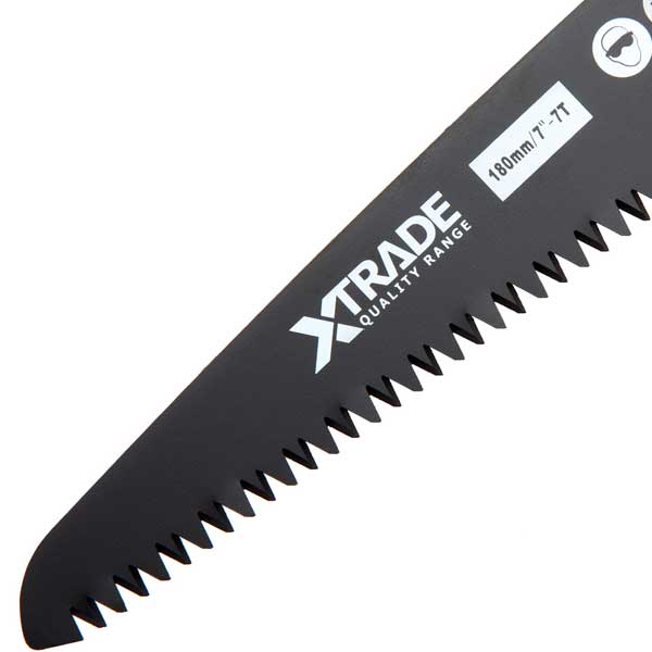 XTrade X0900129 Fast Cut Folding Pruning Saw in Sheath 180mm (7")